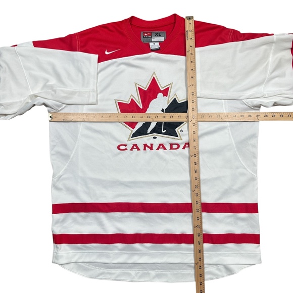 Vintage Y2K Nike Team Canada IIHF World Championship 2008 Hockey Jersey Mens XL - Picture 11 of 11